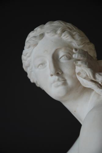 19thc large Parian figure