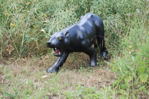 Decorative panther stool by Liberty