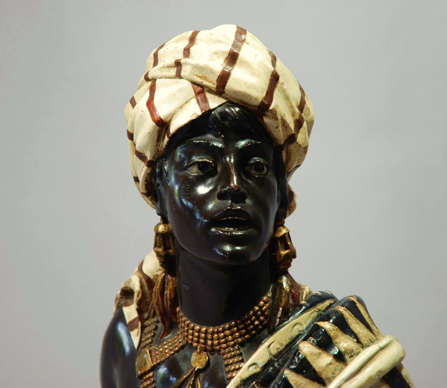 Nubian plaster bust