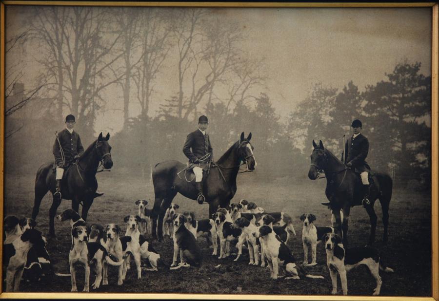 Victorian original photograph of Huntsmen