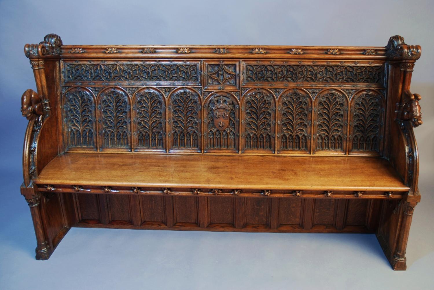 Extremely rare part 15thc/part 19thc settle