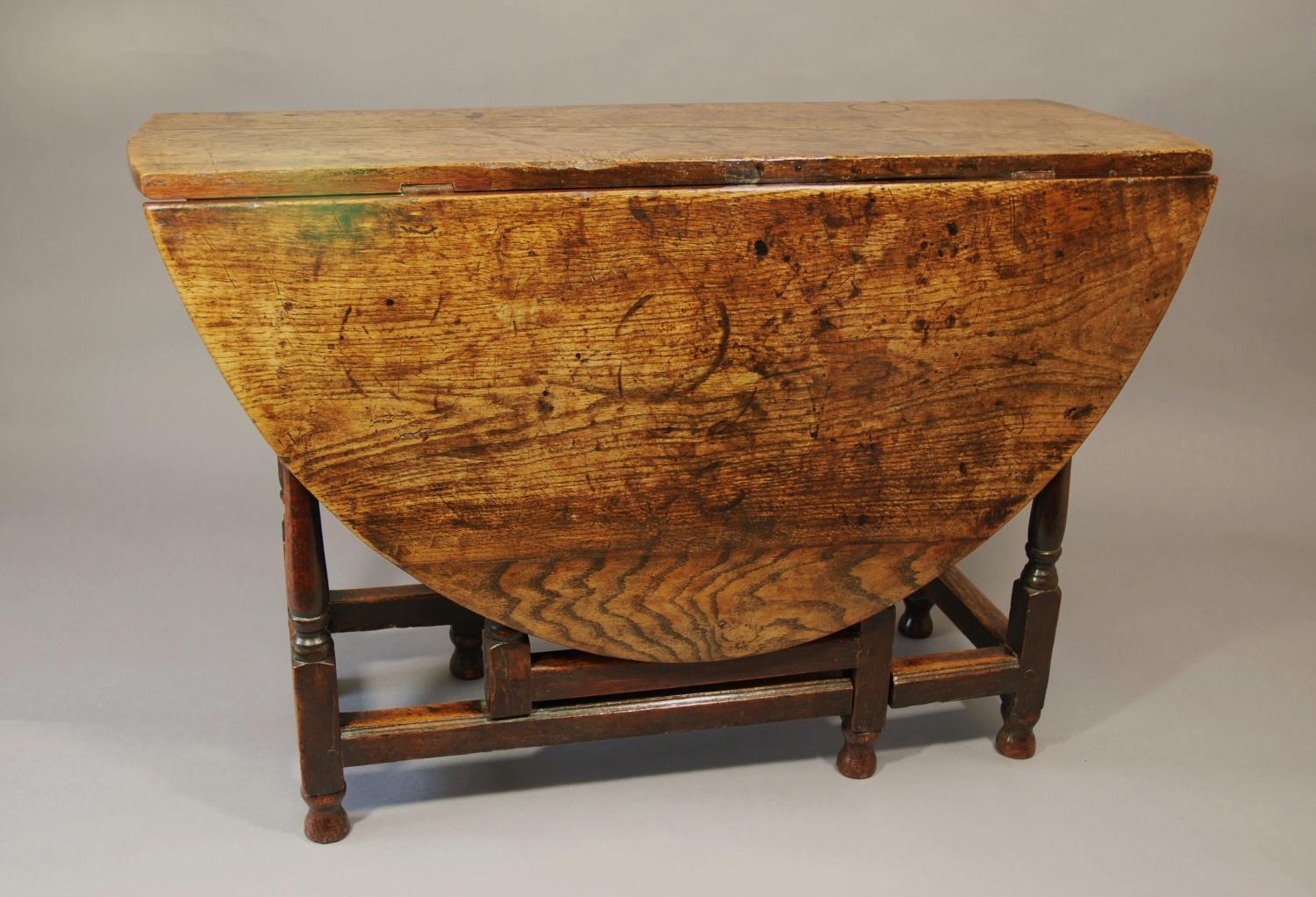 18thc oak gateleg table