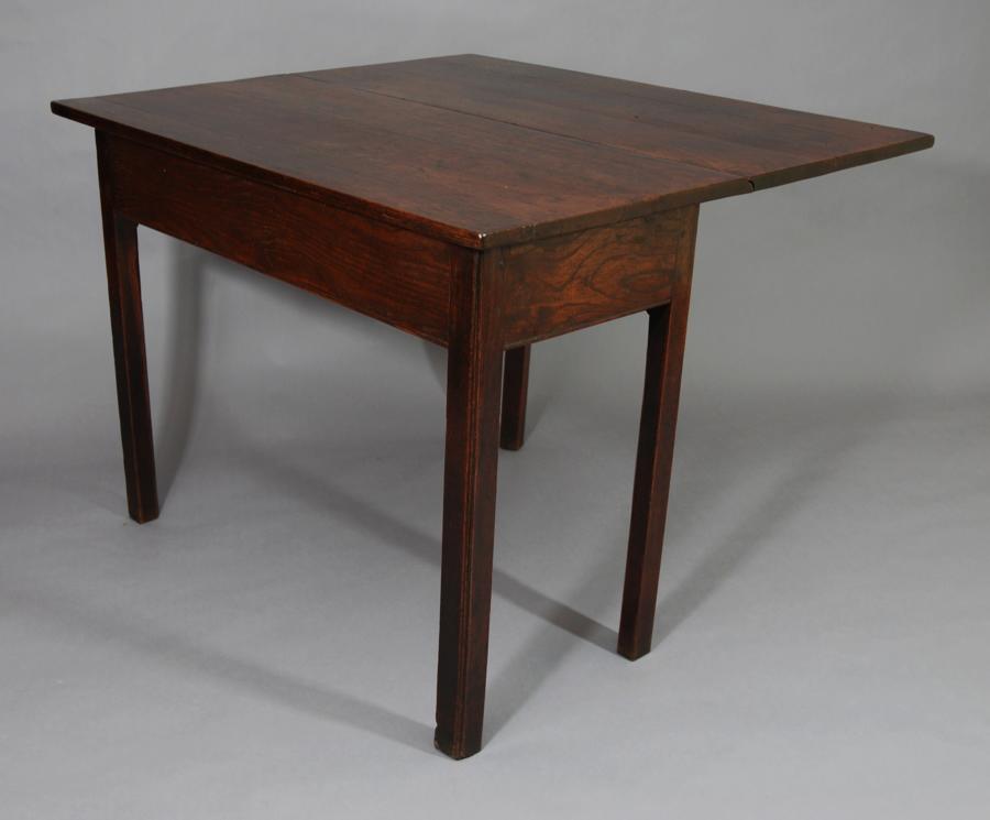 Elm drop leaf table