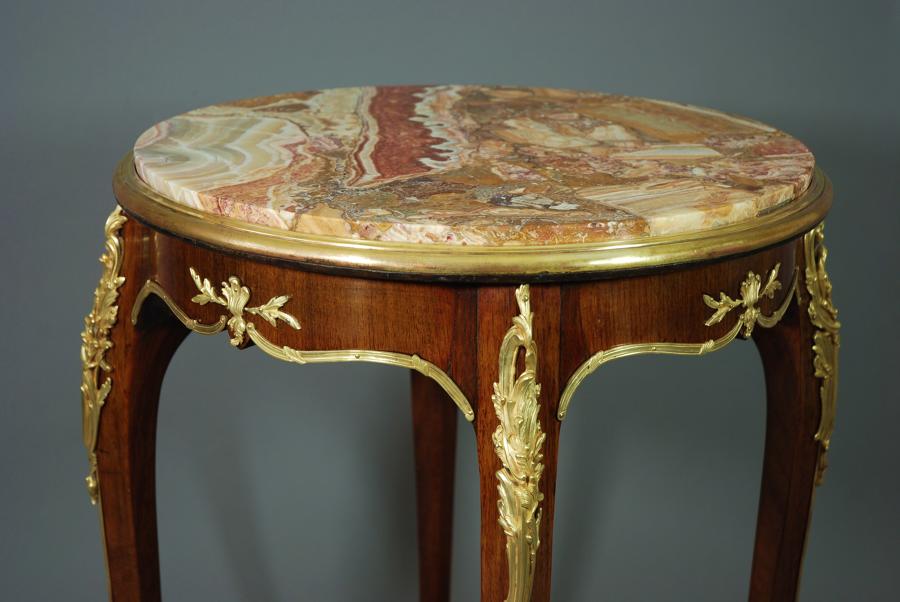 Late 19thc French Kingwood & ormolu table