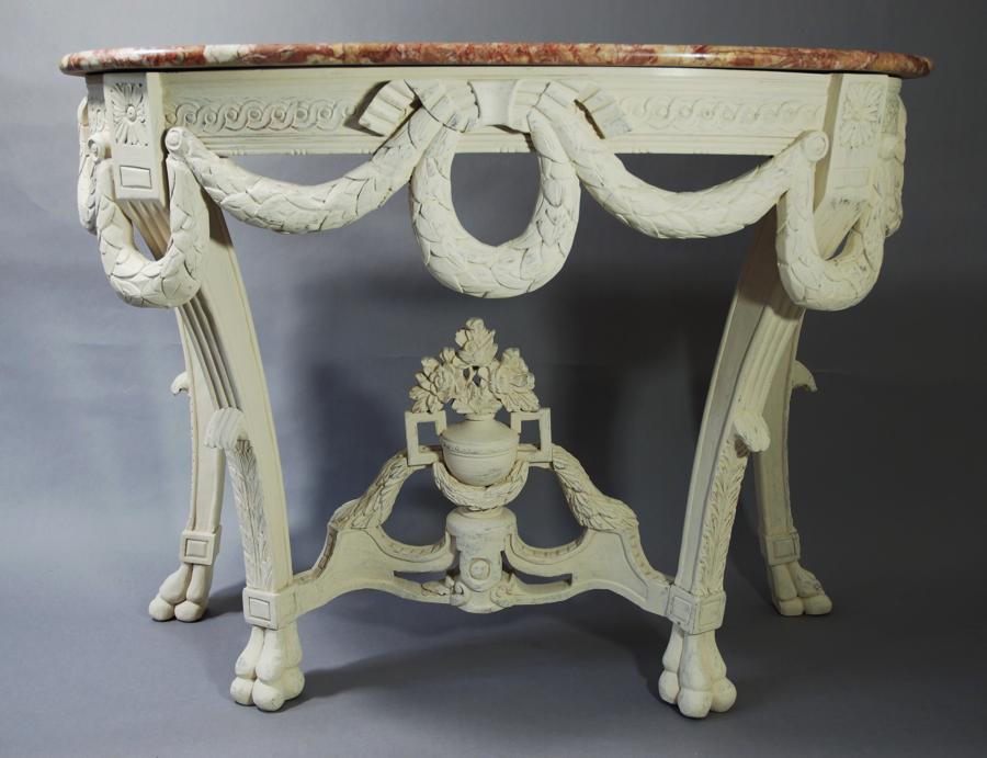 Marble console table