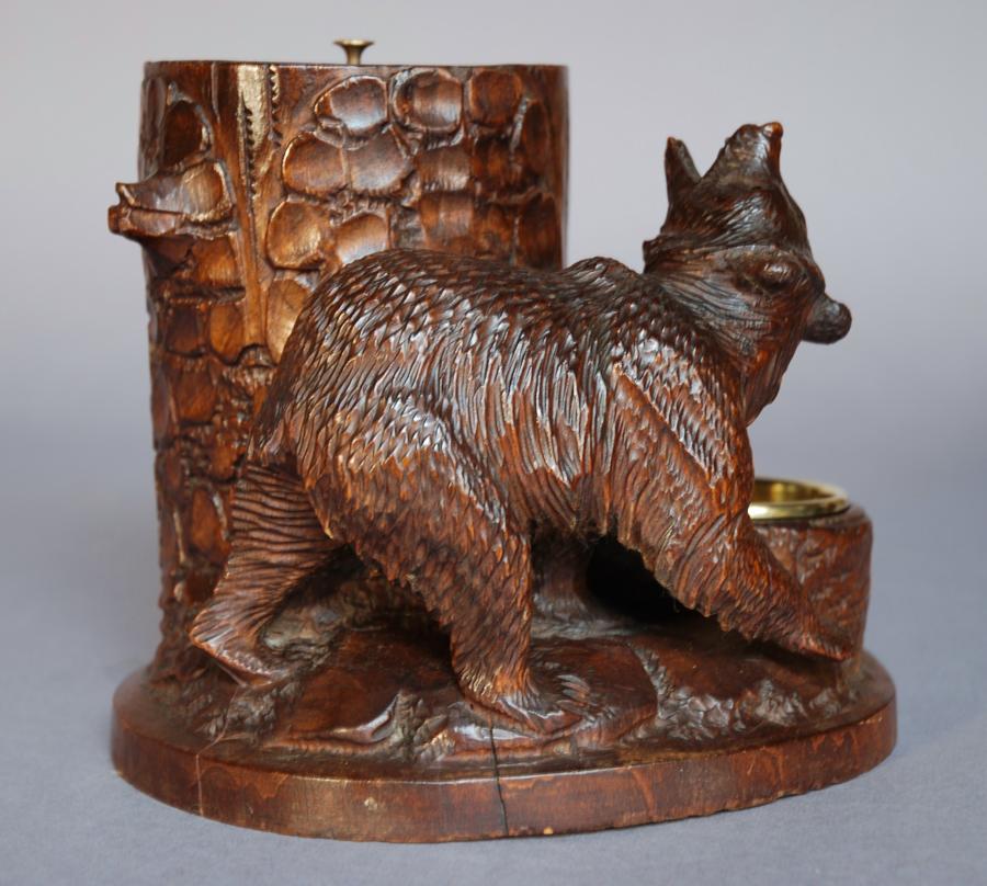 Late 19thc Black Forest tobacco box 