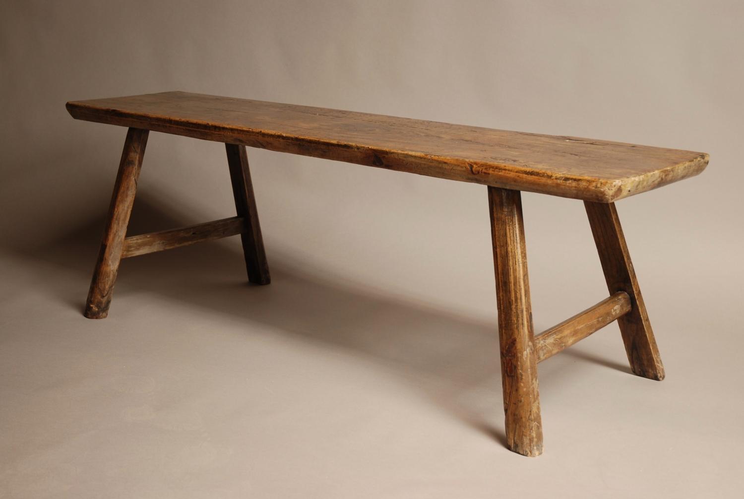 Elm Chinese bench 