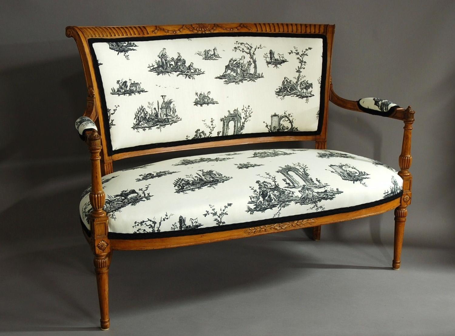 Late 19th century French two seater sofa