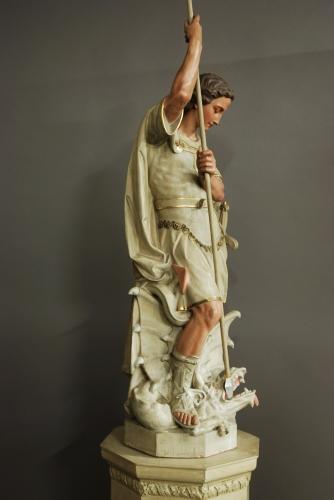 Large figure of St Michael & the Dragon