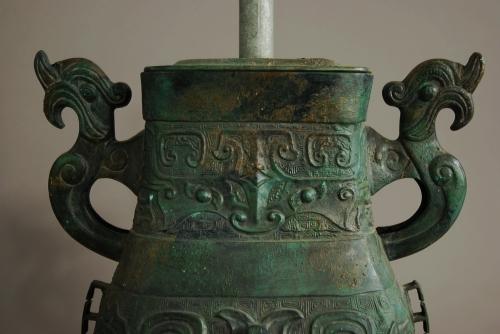 Pair of table lamps in the Chinese style