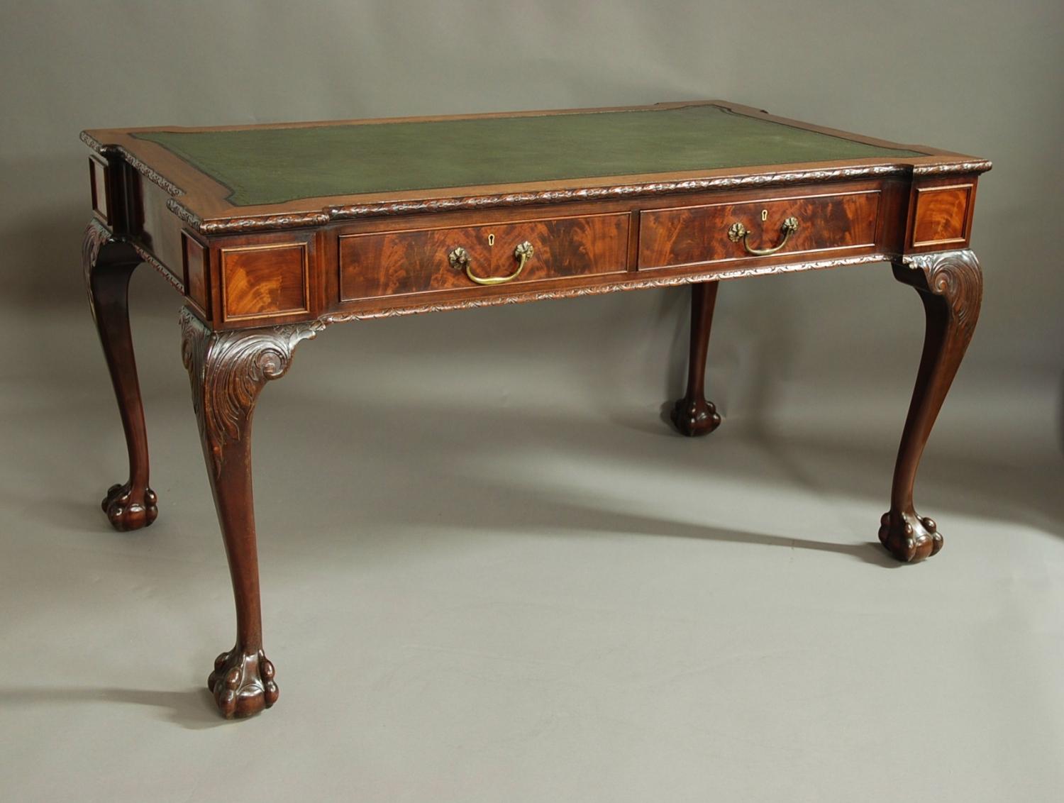 Waring & Gillows mahogany writing table