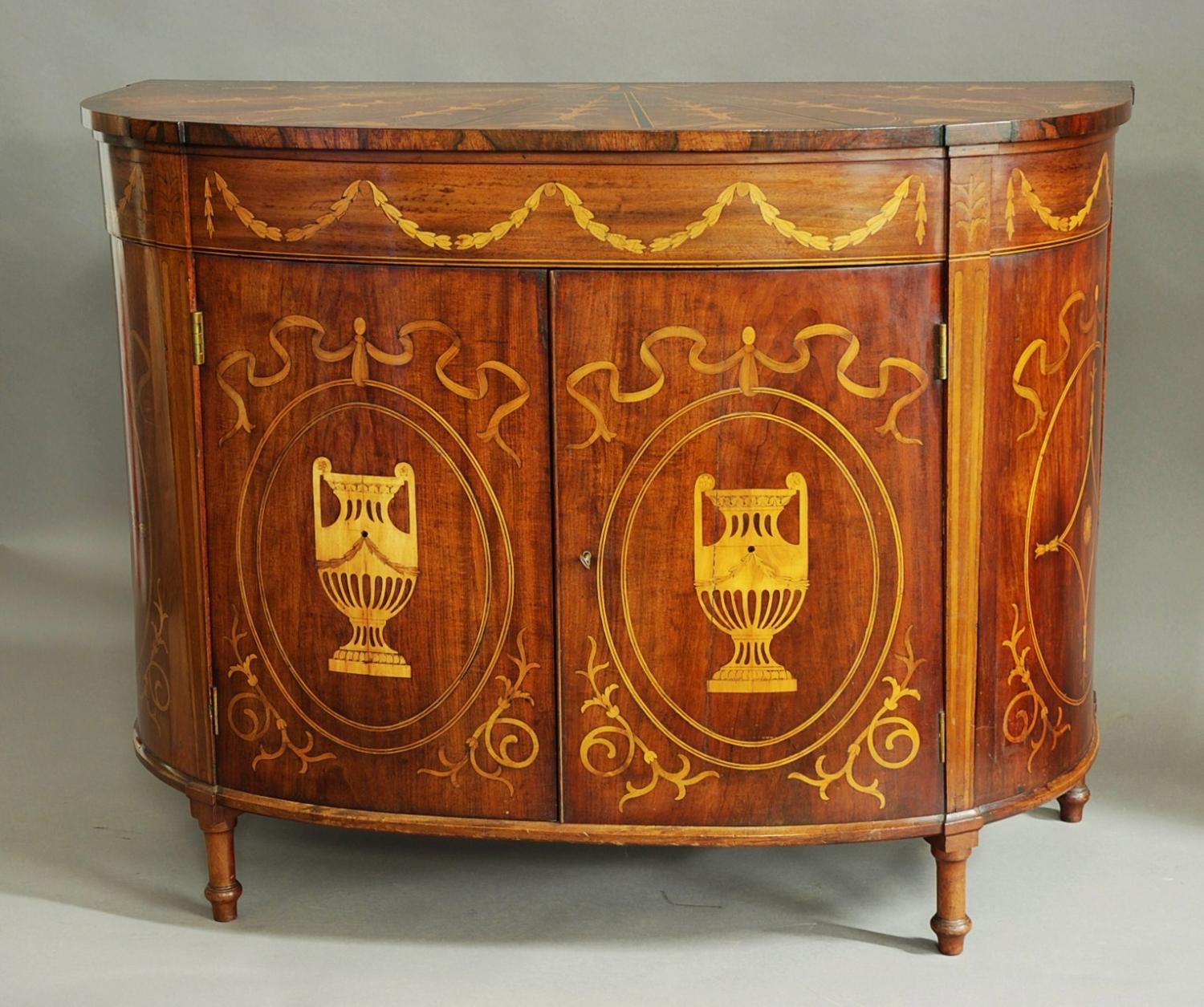 Classical style 19thc mahogany commode