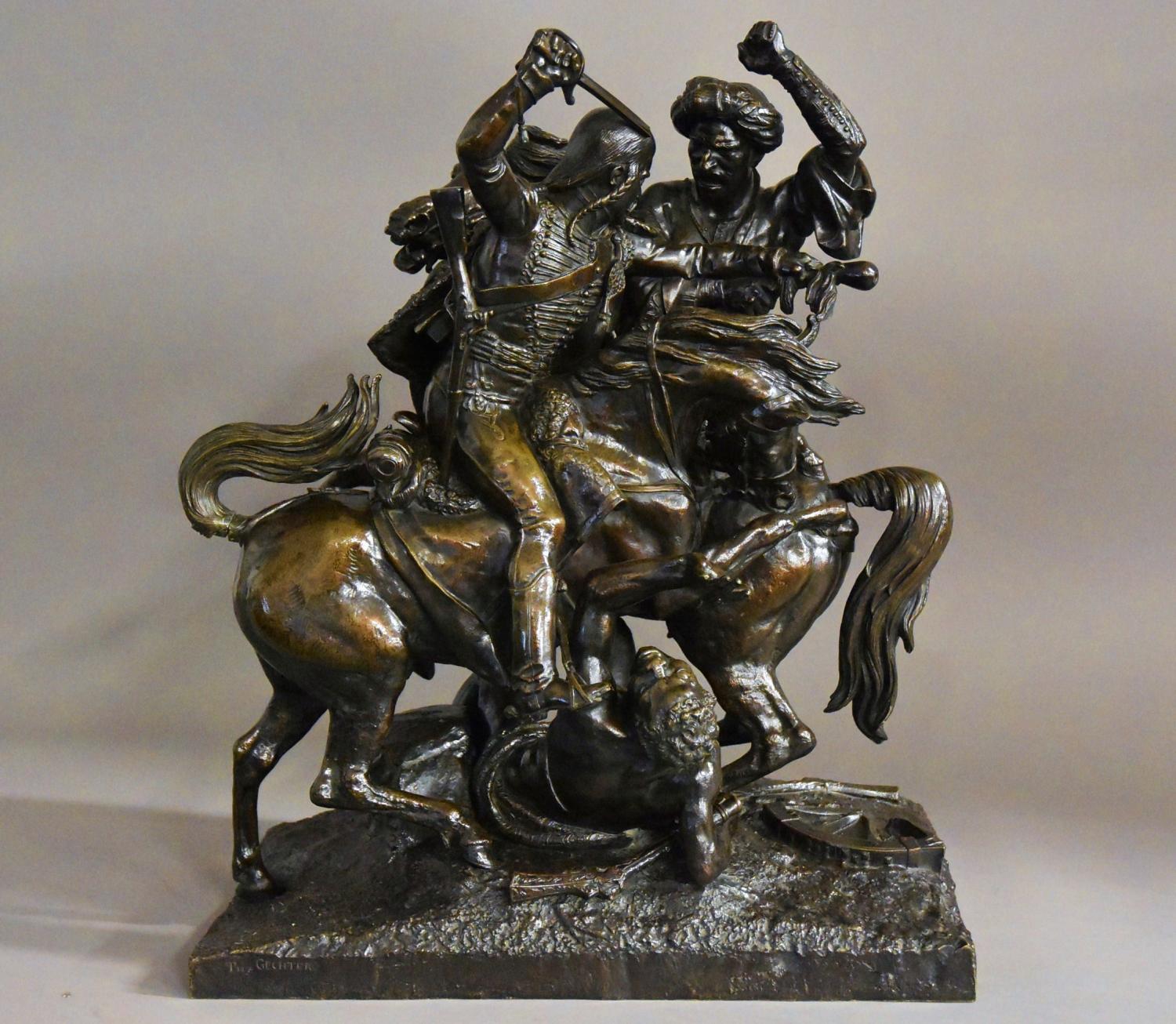 Fine quality bronze sculpture 'Aboukir'