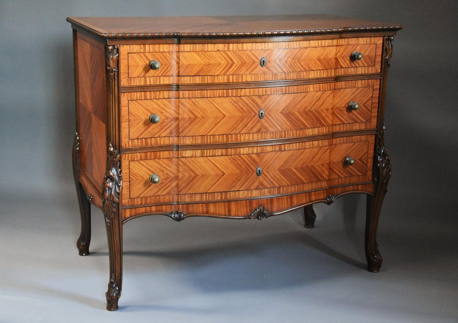 French fine quality satinwood commode