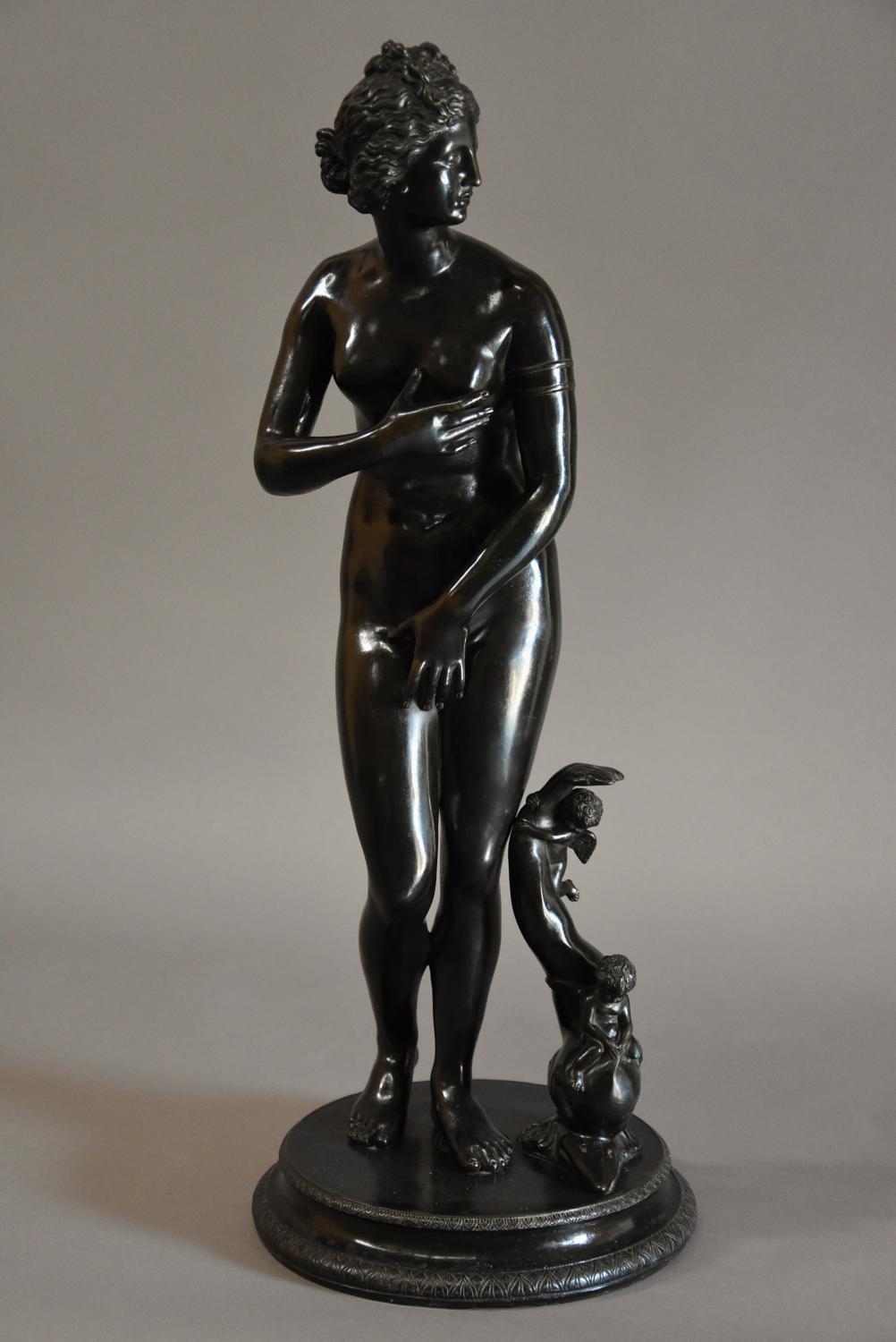 Late 19thc bronze 'Venus de' Medici'