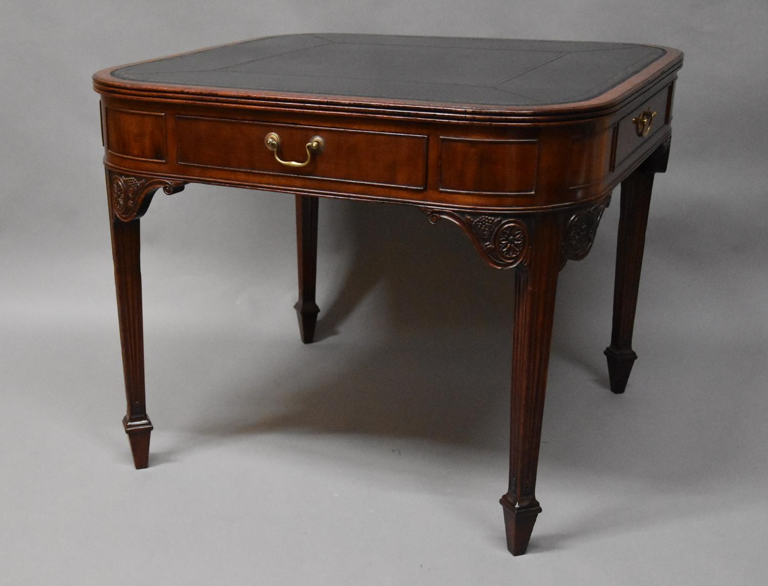 19th century mahogany writing table