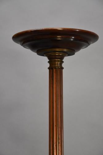 Pair of late 19thc Regency style bronze torcheres