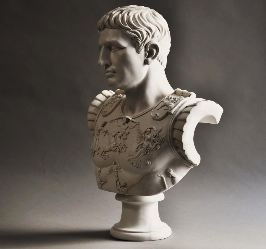 Figure Of Augustus Caesar As Centurion