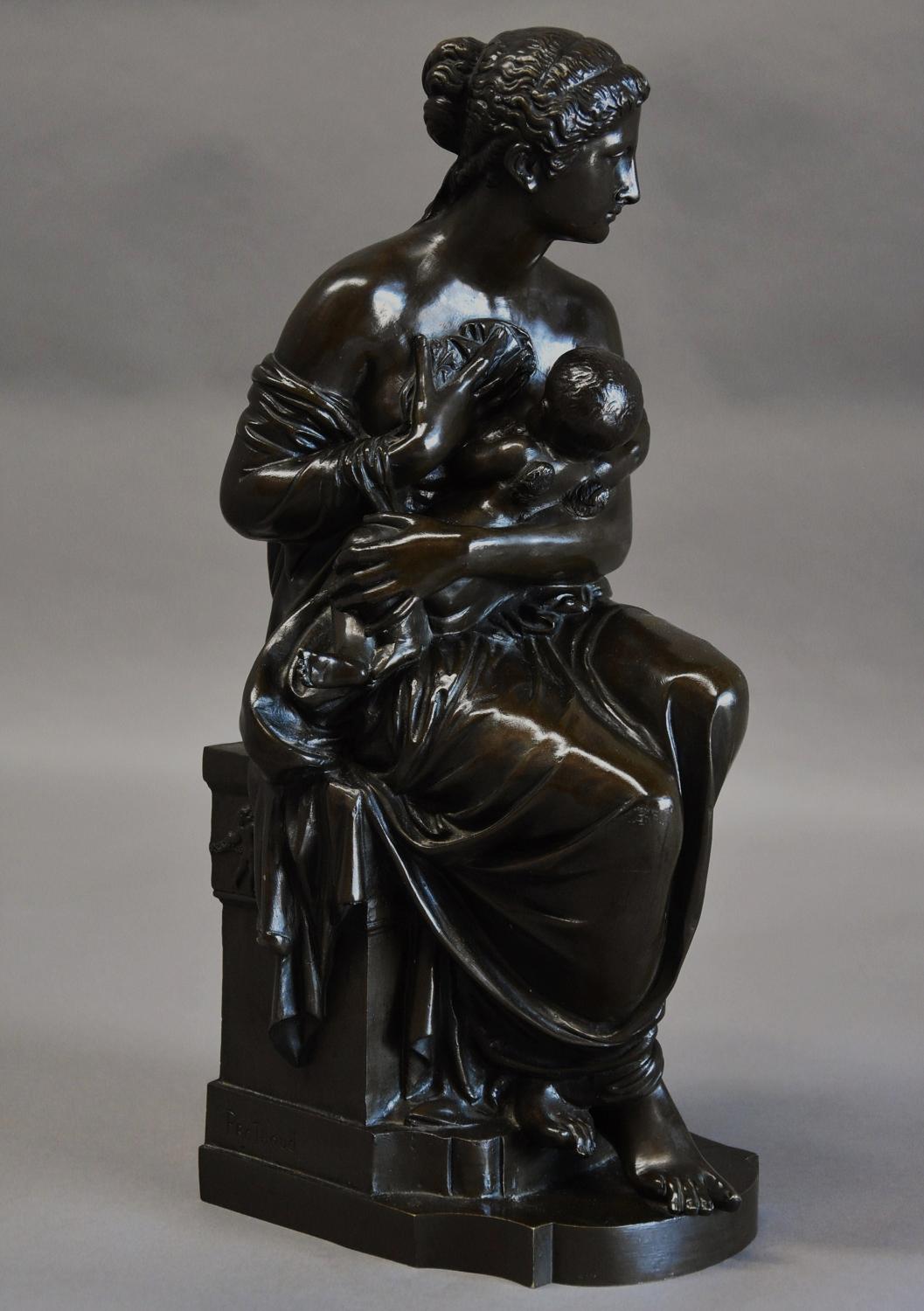 Bronze figure of Venus & Cupid