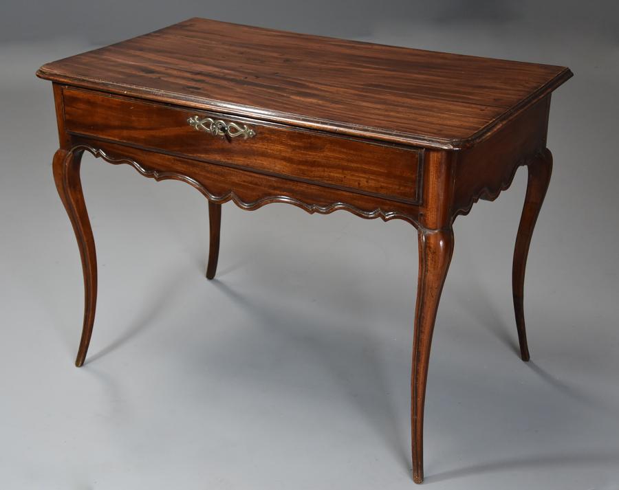 Late 18th century French walnut side table with superb rich patina