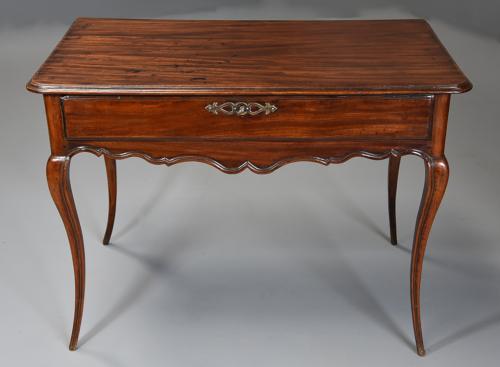 Late 18th century French walnut side table with superb rich patina