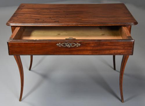 Late 18th century French walnut side table with superb rich patina