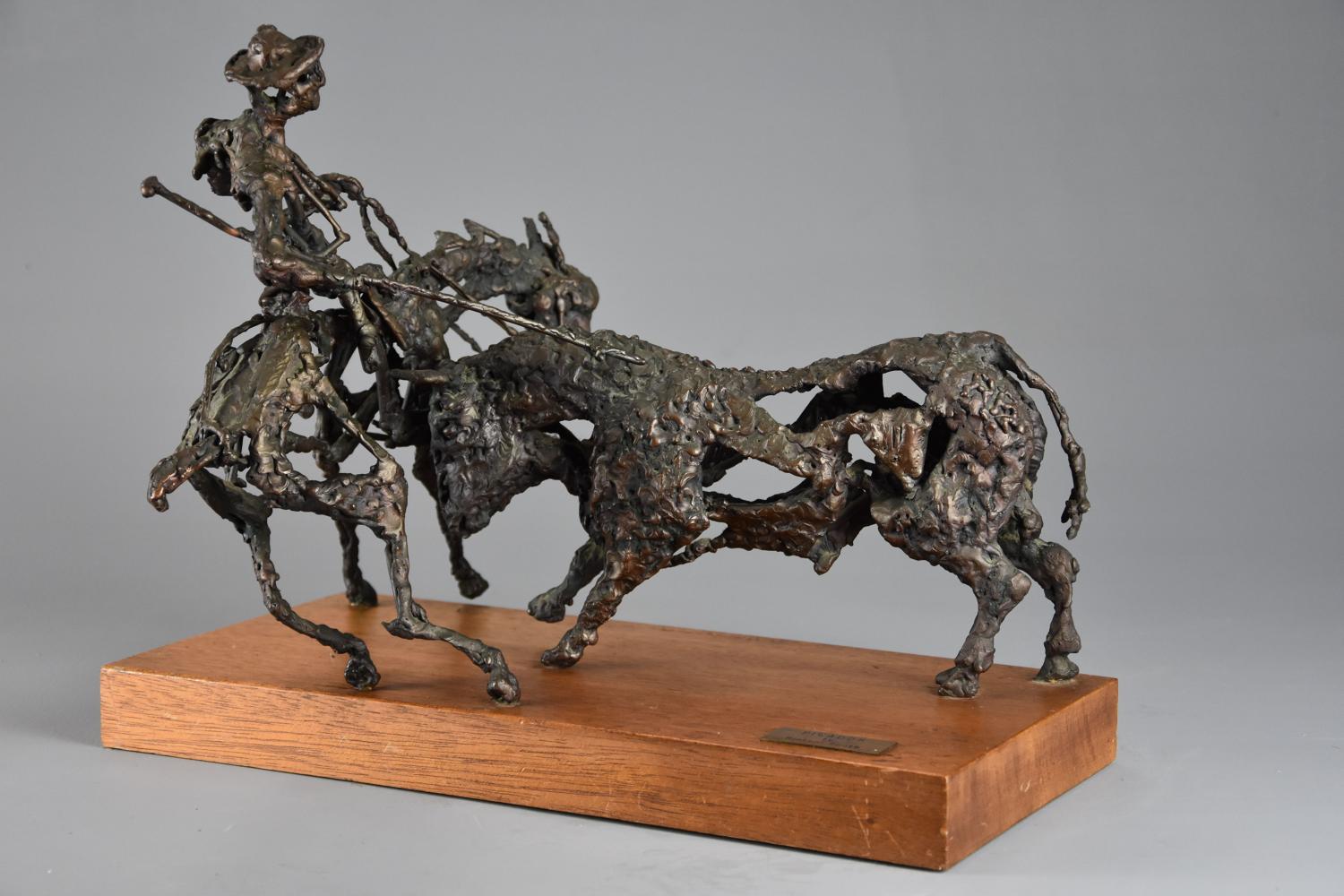 Bronze sculpture 'The Picador' by Daniel Rintoul Booth (1932-1978)