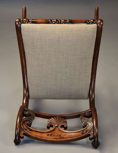 Fine quality set of thirteen Regency simulated rosewood dining chairs