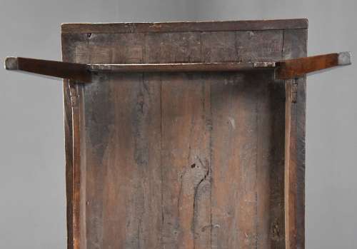 Large late 19thc Arts & Crafts oak farmhouse table of good patina