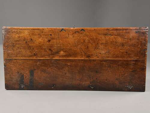 Early 17th century North Italian Cypress wood chest of superb original patina